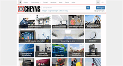 Desktop Screenshot of cheyns.be